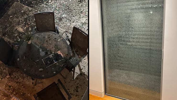 רימון רסס הושלך הלילה לחצר בית של איש עסקים המתגורר בהרצליה פיתוח