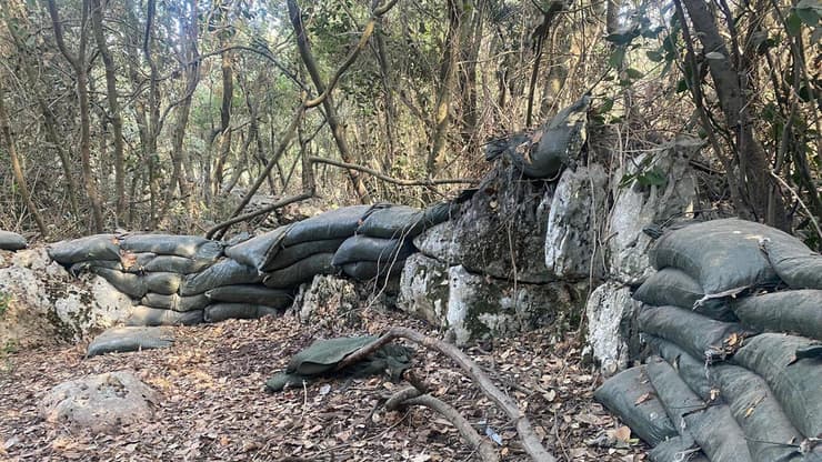 גבול לבנון, השבוע (צילום: דובר צה"ל ) מוצבים בצפון