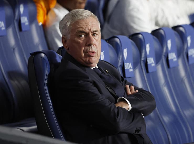 "אנחנו לא ב-100% מהיכולת, אבל זה די נורמלי". אנצ'לוטי (צילום: REUTERS/Vincent West) אנצ'לוטי