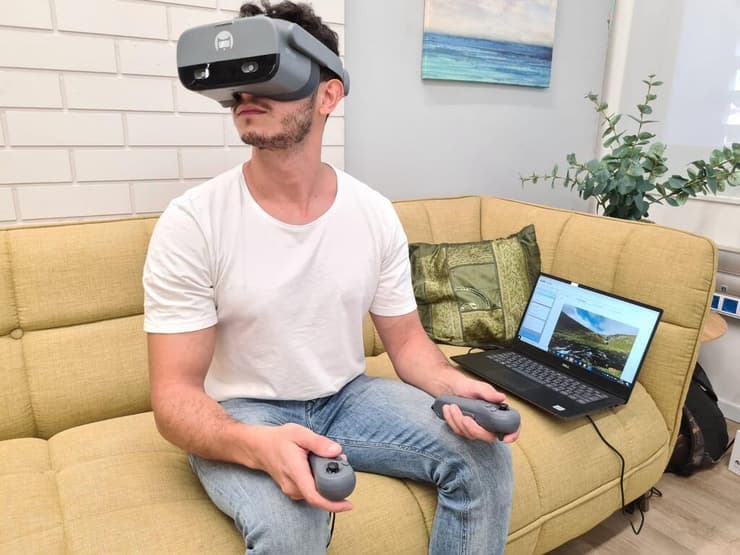 טכנולוגיית VR של שיבא Beyond (צילום: דוברות שיבא) טכנולוגיה של שיבא Beyond