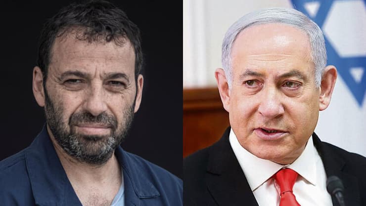 בנימין נתניהו ורביב דרוקר (צילום: אלכס קולמויסקי, יובל חן) בנימין נתניהו ורביב דרוקר