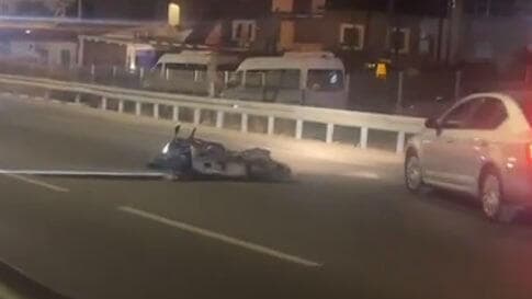 זירת התאונה בטייבה