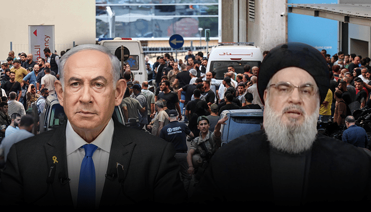 צילום: Anwar AMRO / AFP, AP /Ohad Zwigenberg, Pool, Al-Manar TV/Handout via REUTERS פיצוץ במכשירי קשר (ביפרים) של אנשי חיזבאללה בדאחייה ובדרום לבנון