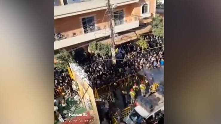 פיצוץ מכשירי קשר בהלוויה בדאחייה לבנון