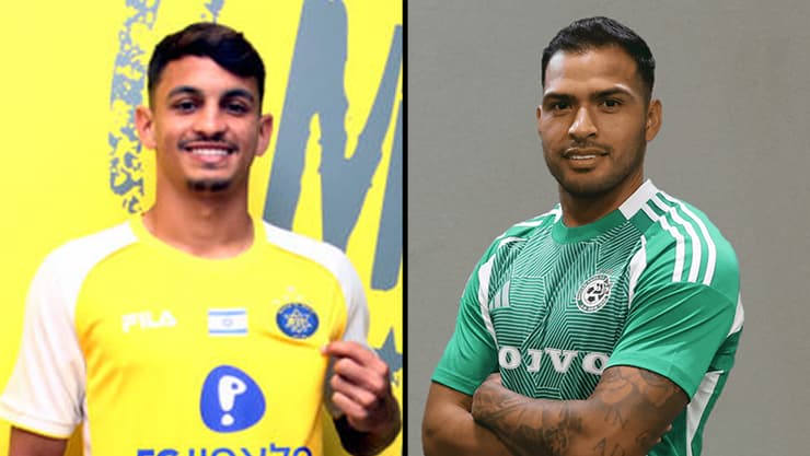 קיץ עם המון אקשן. נהואל ופטאצ'י (צילום: באדיבות מכבי ת"א ומכבי חיפה) נהואל ופאטצ'י