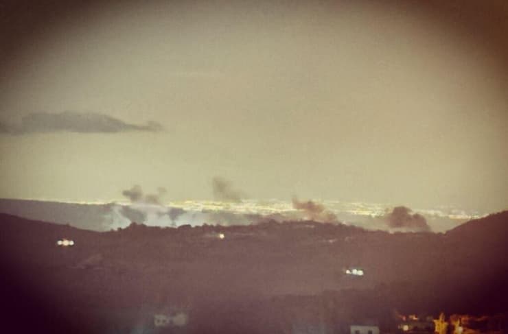 דיווח לבנוני מהתקיפות במטולה תחת הכיתוב "הם לא יחזרו לבתיהם"