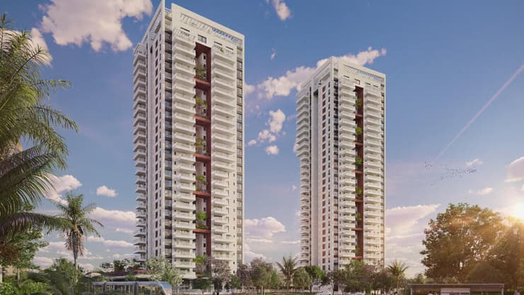 אחרי (צילום: אורון נדל"ן גארדן טאוורס) אחרי