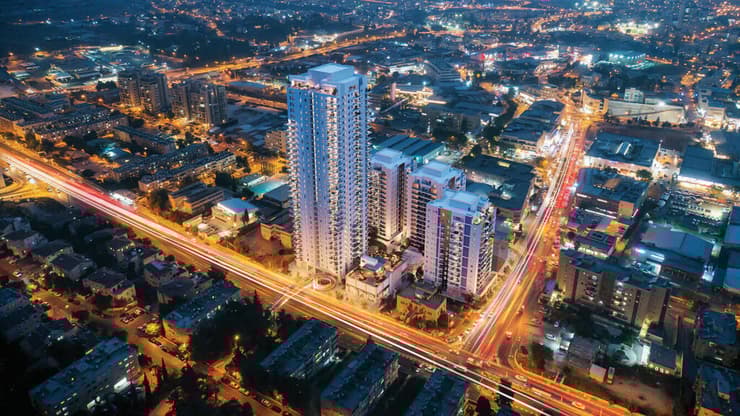 פרויקט " קרסו ניה" בתלפיות. להמחשה בלבד