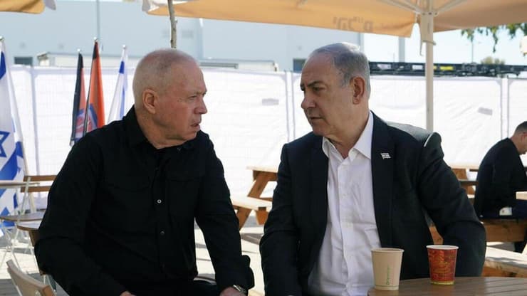 בנימין נתניהו ויואב גלנט