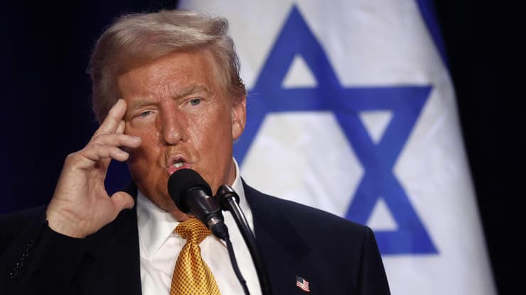 דונלד טראמפ בנאום בועידה השנתית של ארגון  IAC בוושינגטון
