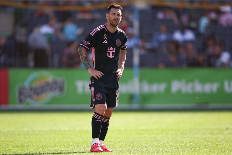 פספס ניצחון. לאו מסי (Vincent Carchietta/Getty Images) שחקן אינטר מיאמי לאו מסי