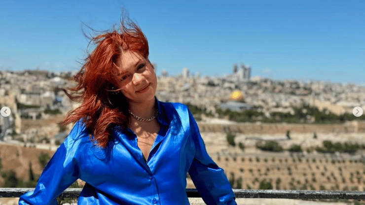 אנג'ליקה קווינטרו בירושלים (instagram / @mari.angelicaq) אנג'ליקה קווינטרו בירושלים