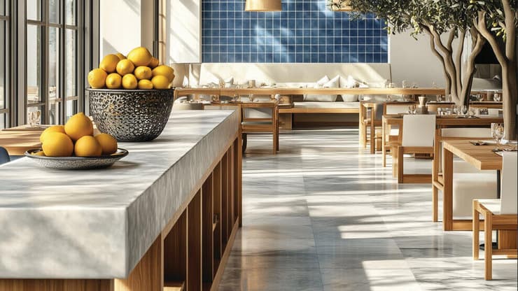 חלל ציבורי בבית מלון (הדמיה: מחלקת עיצוב רהיטי לביא) חלל ציבורי בבית מלון