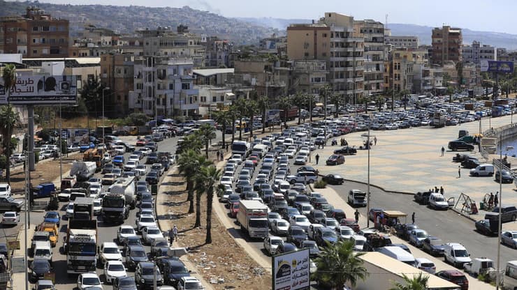 עקירה מצידון בעקבות תקיפות נרחבות של צה"ל