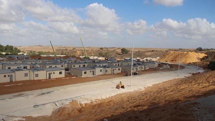 השכונה החדשה ברוחמה עבור חברי קיבוץ כפר עזה