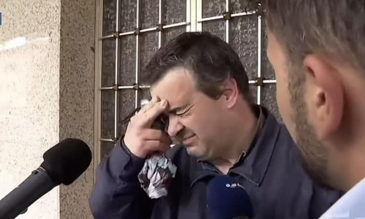 איטליה גבר הודה ב רצח בריאיון בשידור חי