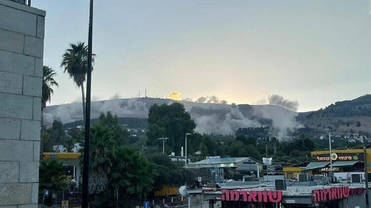 כמחצית מההורים מדווחים על פגיעה בתחושת הביטחון בדרך לבתי החולים. פגיעות בראש פינה (צילום: אביהו שפירא) נפילת רקטה שנורתה מלבנון בראש פינה