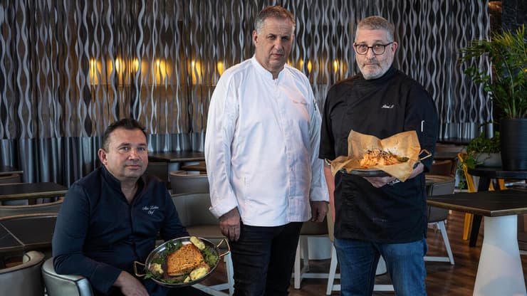 מימין: רוני חוסיד, איתן מזרחי ואלכס דובקה