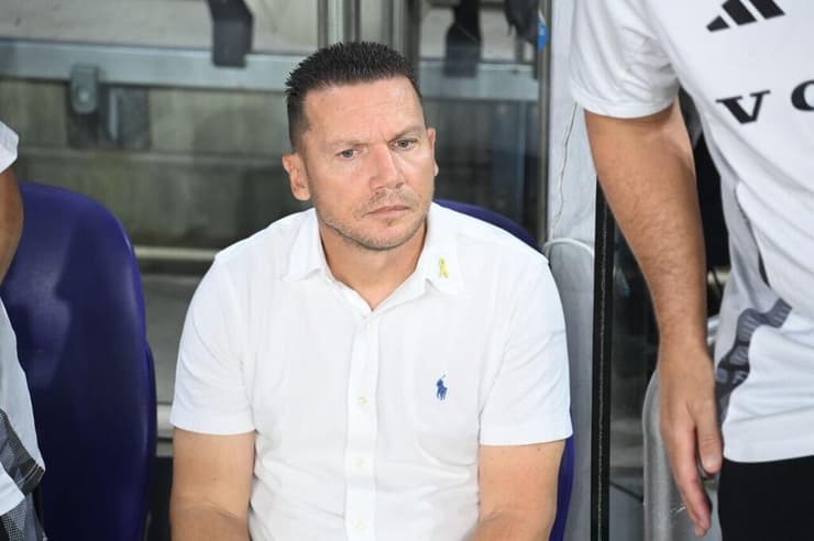 שיבח את חזיזה בסיום. בכר (צילום: יאיר שגיא) קריית שמונה מכבי חיפה