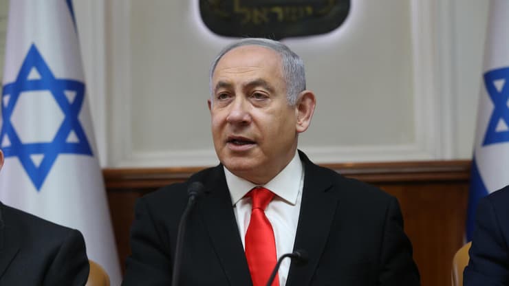 נתניהו. אמר שהוא "מאוכזב ממקרון" (צילום: אלכס קולומויסקי) בנימין נתניהו