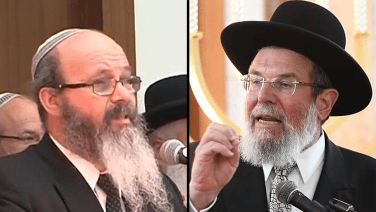 הרב קלמן בר והרב מיכה הלוי. סיבוב שני
