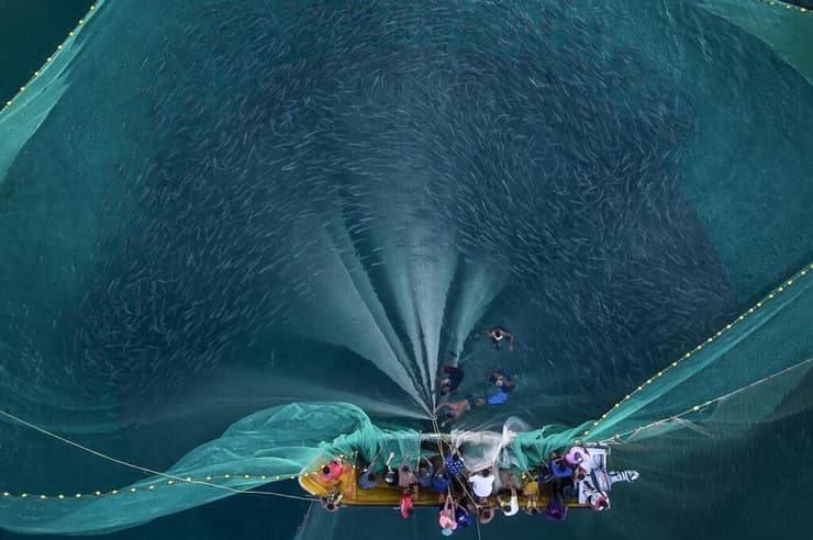 צילום שזכה לשבח בתחרות Drone Photo Awards
