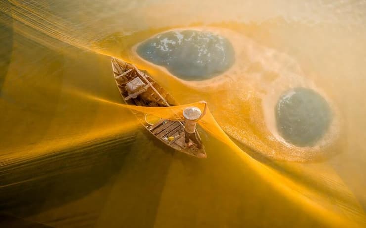 צילום שזכה לשבח בתחרות Drone Photo Awards