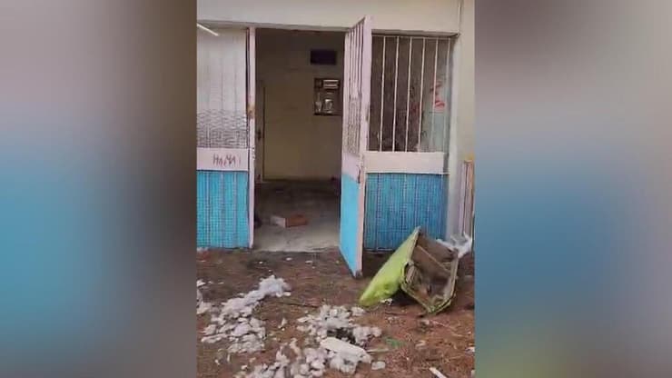 ונדליזם בגן ילדים ברמות רמז, חיפה  