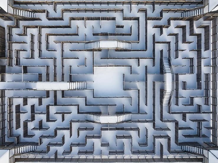 צילום שזכה לשבח בתחרות Drone Photo Awards