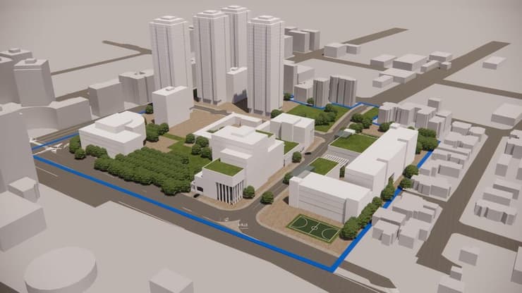 מתחם המשטרה חדרה (צילום: פרחי-צפריר אדריכלים) מתחם המשטרה חדרה