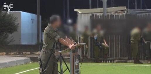 תיעוד משיחה של מפקד יחידת אגוז, סגן-אלוף ע' עם לוחמי היחידה טרם הכניסה הקרקעית ללבנון