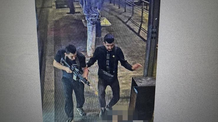 המחבלים תועדו בזירה