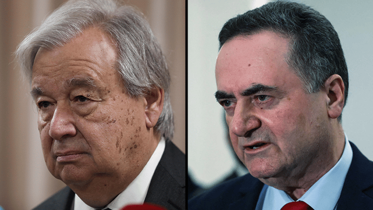 ישראל כץ, אנטוניו גוטרש מזכ"ל ה או"ם