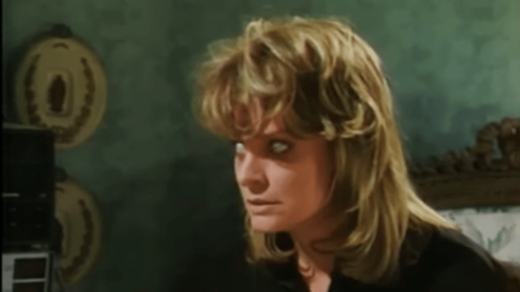 גברת, מי שטף לך את המוח? מרלנה, מתוך "ימי חיינו" (צילום מסך) מרלנה אחוזת הדיבוק. מתוך "ימי חיינו"