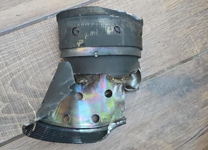 שברי יירוט בקריית ים