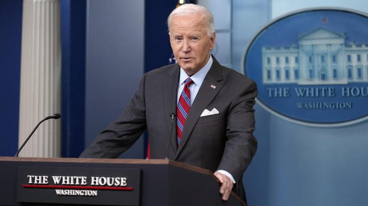 צילום: AP Photo/Susan Walsh ג'ו ביידן