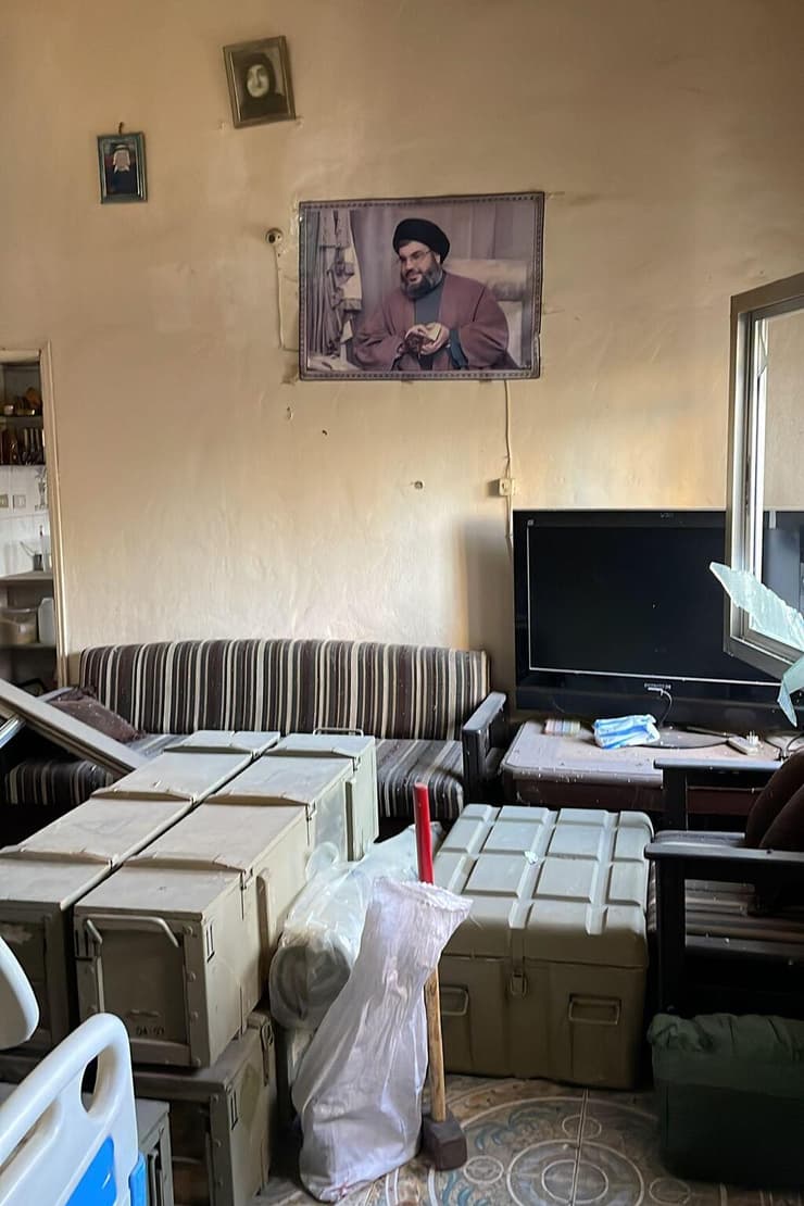 תיעוד מאמצעי לחימה שאותרו בדרום לבנון