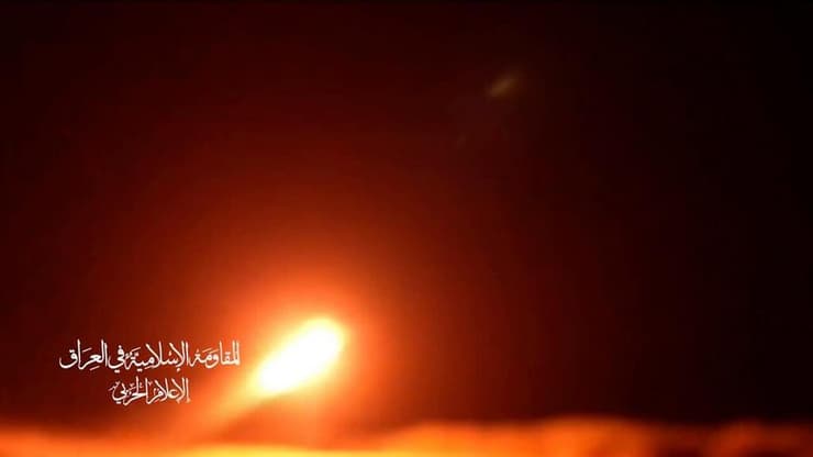 שיגור הכטב"מים לגולן. ישראל צפויה להגיב גם למיליציות בעיראק ההתנגדות האיסלאמית בעיראק פרסמה תיעוד משיגור הכטב"מים לגולן