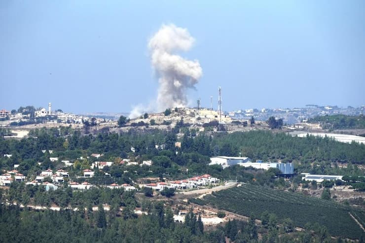 חיל האוויר מפציץ את הכפר הלבנוני יראון
