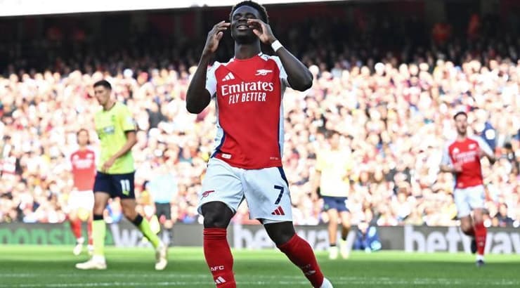 בוקאיו סאקה מתוסכל כבר בפתיחה (רויטרס) בוקאיו סאקה מתוסכל כבר בפתיחה