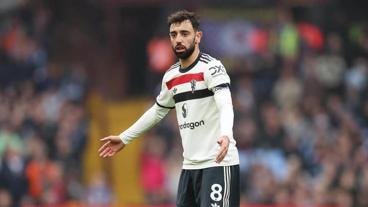 עוד הופעה מאכזבת למנצ'סטר יונייטד. ברונו פרננדש (Carl Recine/Getty Images) שחקן מנצ'סטר יונייטד ברונו פרננדש