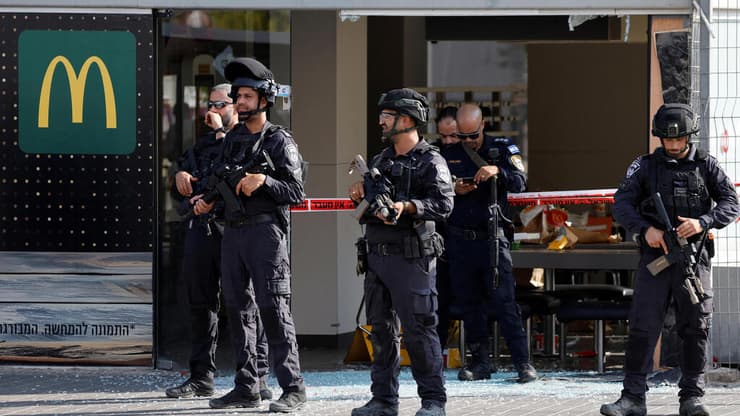 זירת הפיגוע בבאר שבע