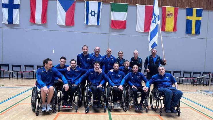 נבחרת ישראל ברוגבי בכיסאות גלגלים