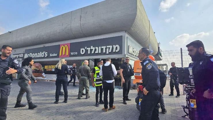 זירת הפיגוע בתחנה המרכזית באר שבע