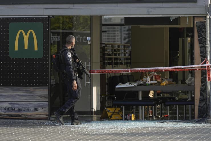 זירת הפיגוע בבאר שבע