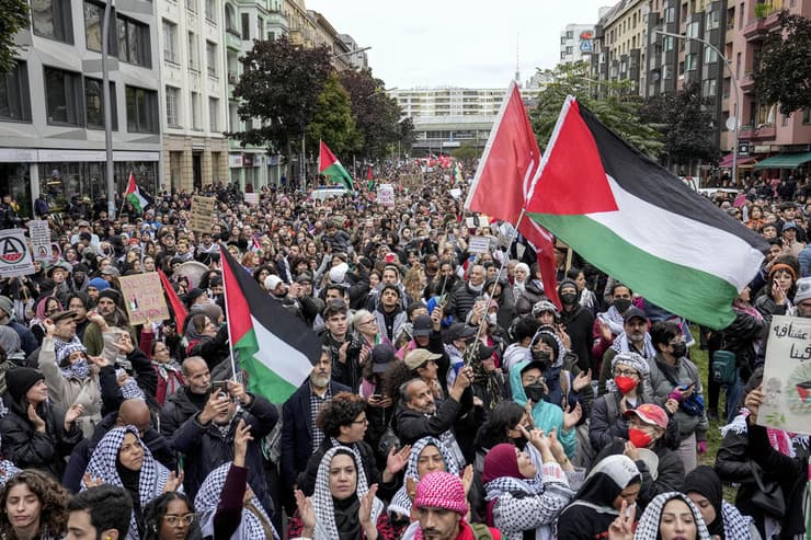 הפגנה בברלין