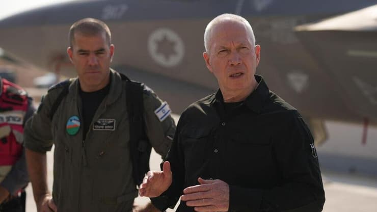 דבריו של שר הביטחון יואב גלנט שביקר היום בבסיס נבטים של חיל האוויר
