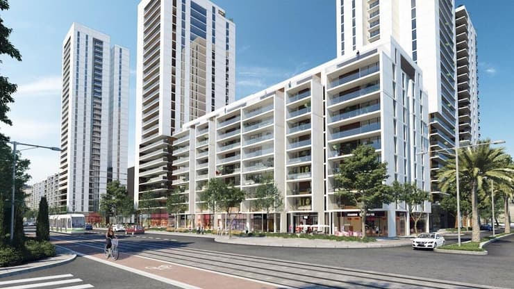 הדמיית מיזם פינוי בינוי בקרית ים שיכון צבא קבע