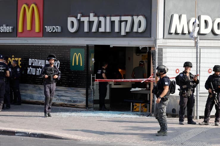 זירת הפיגוע בבאר שבע