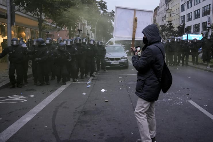 הפגנה בברלין